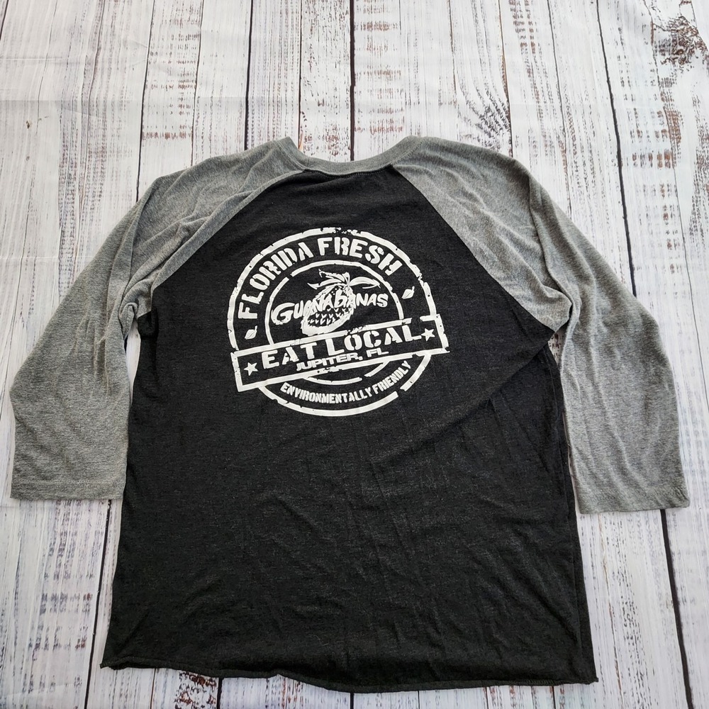 Guanabanas Jupiter FL Black 3/4 Sleeve Baseball T-Shirt Men's‎ M
